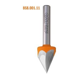 Cmt Orange Tools - 958.003.11 fraise à pointe laser hw S=8 D=12,7 Z=2