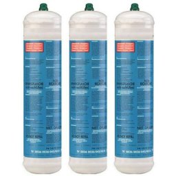 Bouteille oxygène 110 bar Kemper Pack x 3 Connexion M10 Soudure bi-gaz Jetable 110 litres