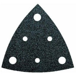 Feuille abrasive Delta avec bande auto-agrippante, perforé Fein 63717108019 Grain 40 Cote