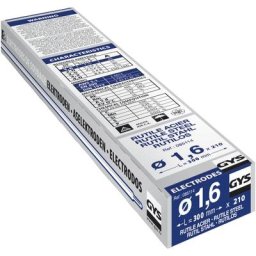 GYS - 210 électrode acier type gy 38 - Diamètre 1.6 - Demi étui - 085114