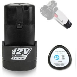 Batterie de Rechange pour Mini Meuleuse Electrique - 1500mAh 12V - Fishtec