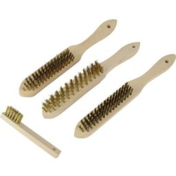 Brüder Mannesmann - Brosse métallique acier, laiton 4 pièces 41920 1 set
