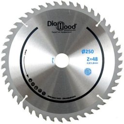 Lame Scie Circulaire Universelle hm pour Bois - Scie Table, Combinée Toupie Scie - Diamètre 250 mm