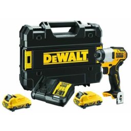 Dewalt - La clé à chocs de 12 v (1/4 ) DCF801D2 / 2x batterie 2.0 Ah