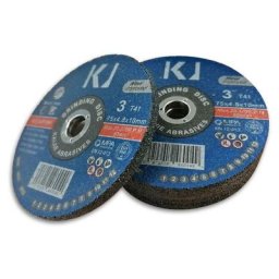 Disque a meuler 75 x 4.8 x 10 - lot de 5 disques pour metal et inox
