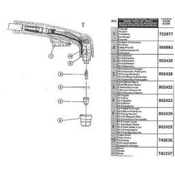 Embouts pour torches plasma Telwin 802425