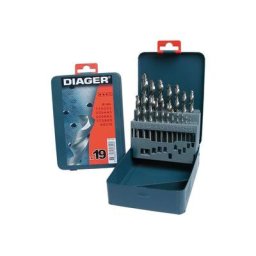 Coffret Métallique Forets hss Pro x19 Diam 1 à 10 Diager