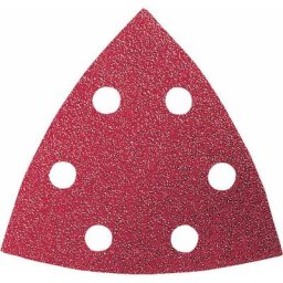 Set feuilles abrasives Delta perforé Bosch Accessories 2609256957 Grain 60, 80, 120, 180, 240 Cote