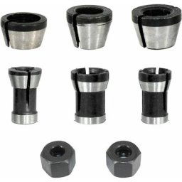 Pièces 6.35/8mm Mandrin de Pince de Routeur, Mandrin de Fraise à Bois Pince de Serrage Defonceuse