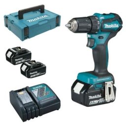 Makita - Perceuse visseuse 18V Li-ion 3Ah - Ø13mm - 410W - 2 batteries + 1 chargeur + 1 Mallette