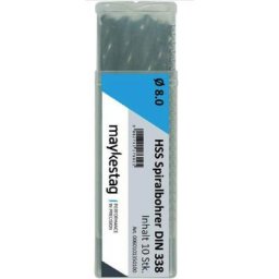 0060100240100 hss Foret hélicoïdal 2.4 mm Longueur totale 53 mm din 338 10 pc(s) - Alpen