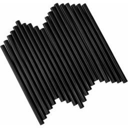 Bâtons de colle thermofusible - Pour pistolets à colle chaude 20pcs Noir 11x200mm