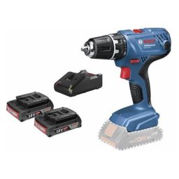Bosch Perceuse-visseuse sans fil GSR 18V-21, avec 2xbatteries lithium-ion 2,0 Ah, L-BOXX