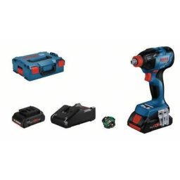 Visseuse Clé a chocs gdx 18V Bosch Professional 4 batteries 4 Ah + chargeur, livré en l-boxx