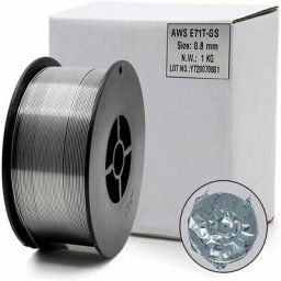 Bobine de Fil Fourre de Flux Sans Gaz Auto-blinde E71T-GS 0.8mm 1kg Pour le Soudage mig Universel