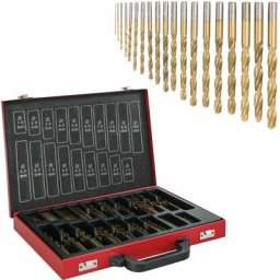 Coffrets de forets hélicoïdaux en titane 170 pièces Kit d'embouts et de mèches pour visseuses et