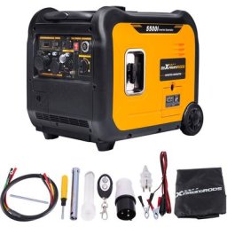 Générateur silencieux 5.5KW 5500W Max alimenté 240V Groupe électrogène Inverter Démarrage