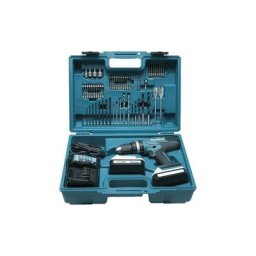 Makita - HP457DWE perceuse visseuse + 74 accessoires (2 x 1.5Ah) 18V g-series