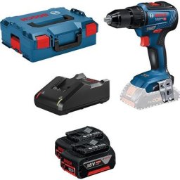 Bosch - Perceuse-visseuse 18V gsr 18V-55 + 2 batteries 5Ah + chargeur + coffret l-boxx 0615990L8D