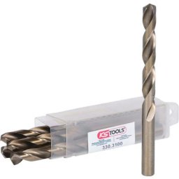 Ks tools Forets HSS-Co au cobalt, 10,0mm, 133mm