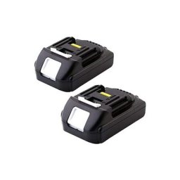 2X Batterie pour Makita BL1815 BL1815N 18 V/1,5 Ah Li-Ion 196235-0 194205-3 194309-1 194513-2