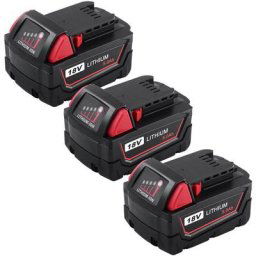 3X 5.0Ah 18V Batterie pour Milwaukee M18 Outils sans Fils 48-11-1850 48-11-1852 48-11-1820