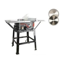 Manupro - Scie circulaire sur table 2000W - 2 lames 254 mm - Multi usage - Laser intégré