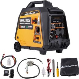 Groupe électrogène inverter 3500W LPG/essence 4 temps avec prises usb et 230V générateur électrique