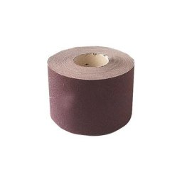 Rouleau toile souple corindon brun 100 mm x 25 m Gr. 220 pour bois et métal - 10025.220 - Leman