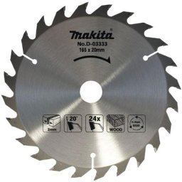 Makita - lame D-03333 Ø165mm - trou 20mm - 24 DENTS
