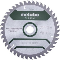 Multi cut classic 628277000 Lame de scie circulaire 160 x 20 x 1.4 mm Nombre de dents: 42 1 pc(s)