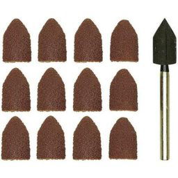 Set de 10 brosses abrasive granulation K80/K150 13 x 9mm Proxxon Micromot