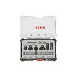 Bosch - Coffret de fraises à araser et de bordage 6 pièces pour défonceuses et affleureuses
