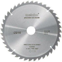 628065000 Lame de scie circulaire 216 mm 1 pc(s) - Metabo