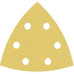 Accessories expert C470 2608900827 Feuille abrasive Delta perforé Grain 120 (l x l) 93 mm x 93 mm 5