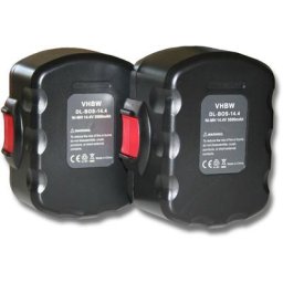 2x Batterie remplacement pour Bosch 2 607 335 533, 2 607 335 611, 2607335533, 2607335534 pour outil