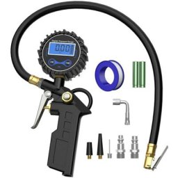 Ohpa - Manomètre numérique avec écran lcd Testeur de pression de pneus Gonfleur de pneus Testeur de