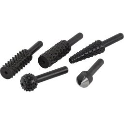 Wolfcraft - set de râpes et de fraises 5 pièces 2540000 5 parties