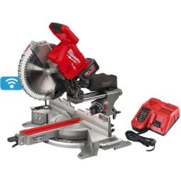 Scie à onglet radiale ⌀305 mm one-key M18 fuel avec 1 batterie 12Ah et chargeur Milwaukee M18