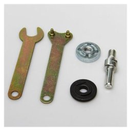 Meuleuse 3/8 '(10mm) Perceuse Angle Meuleuse Mandrin Adaptateur Disque Support 2 Clés Ensemble 5 en