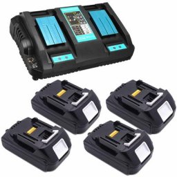 Pack de 5) 4X Batterie pour Makita 18V 1.5Ah BL1815N BL1840 BL1830 BL1850 BL1860B + chargeur DC18SF
