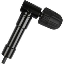 Mandrin à Angle Droit 90° Auto-Serrant, Mandrin Coude de Perceuse à Dégagement Rapide Embout