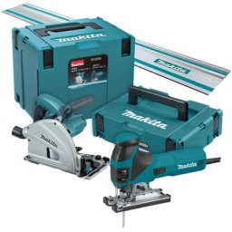 Combopack de 2 scies (SP6000J + 4351FCTJ) dans coffret Makpac avec rail Makita MEU029J