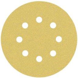 Accessories expert C470 2608900910 Feuille abrasive pour ponceuse excentrique perforé Grain 80 (ø)