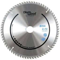 Lame de Scie Circulaire Bois Alu HM Finition Scie à Onglet - Découpe Parfaite - Diamètre 254 mm