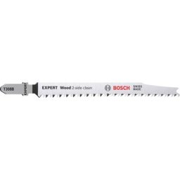 BOSCH 2608900553 Lame de scie sauteuse Expert 'Wood 2-side clean' T 308 B, 100 pcs.