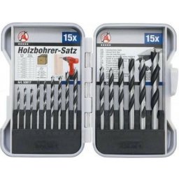 Bgs Technic - Ensemble de forets meches a bois 3 - 10 mm 15 pièces