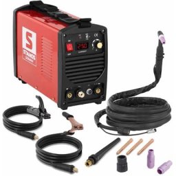 Stamos - Poste à Souder Soudage Soudure Tig Wig Mma Inverter Technologie Arc Dc Hf 250A - Bleu,