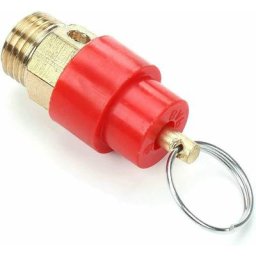 Swyeoot - Soupape de sécurité du compresseur d'air 1/4 120PSI, soupape de sécurité du compresseur