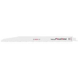 Lame de scie-sabre S 1210 VF, Heavy for Wood and Metal, lot de 5 Bosch Accessories 2608657612